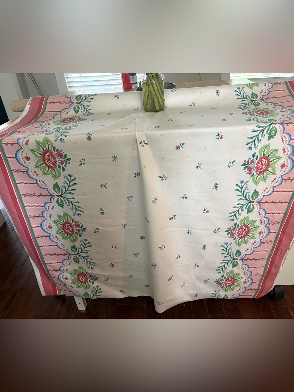 New Waverly “Country Fair” cotton fabric 4 continuous Yards